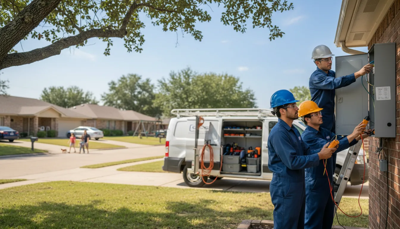 Certified electrician providing emergency electrical services in Allison, PA